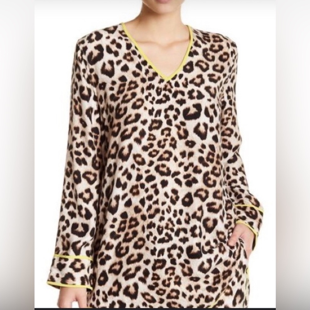 Equipment Dalton Tunic in Leopard Print NWT Size L